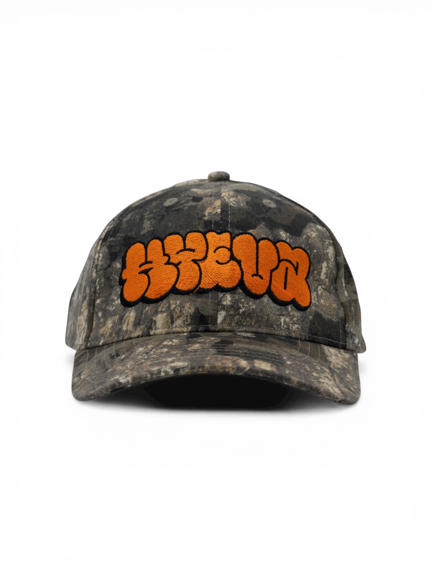 Real Tree Camo Cap with Orange HYEVA Logo
