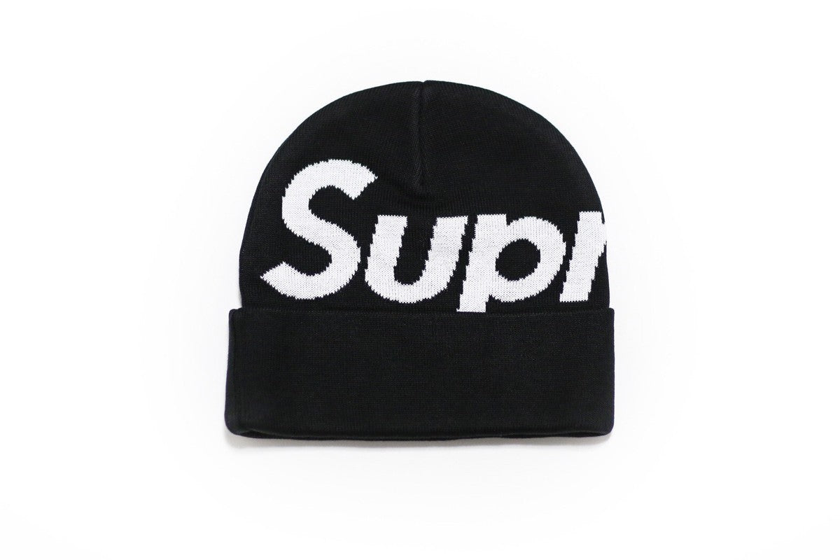 Supreme Big Logo Beanie, front view