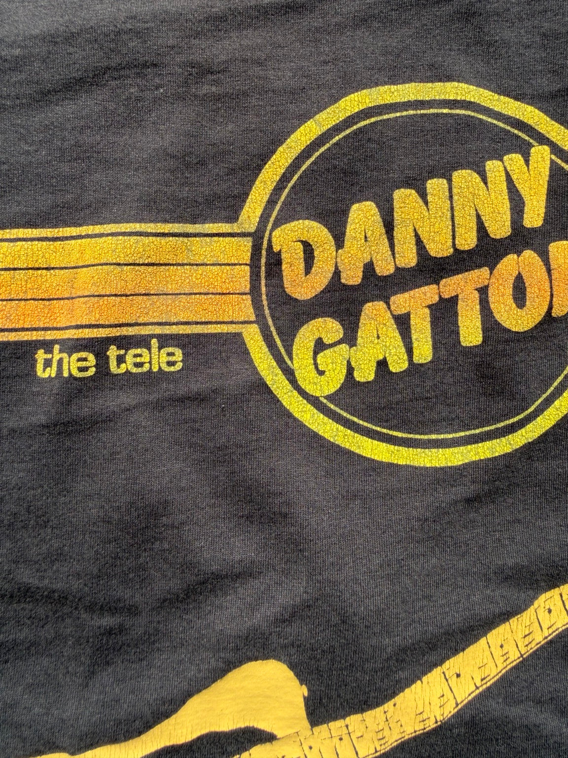 Vintage Danny Gatton T-shirt front left pocket hit